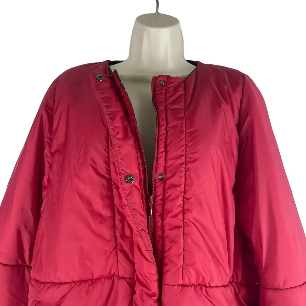 I'M ISOLA Marras Red Full Zip Puffer Jacket Red Size 40/ US 4